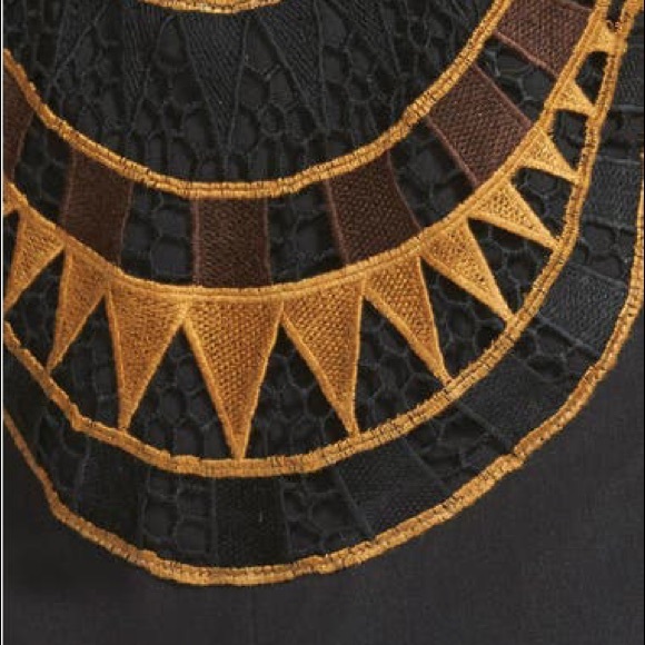 Dirty Ballerina embroidered shift dress backless - Picture 3 of 7